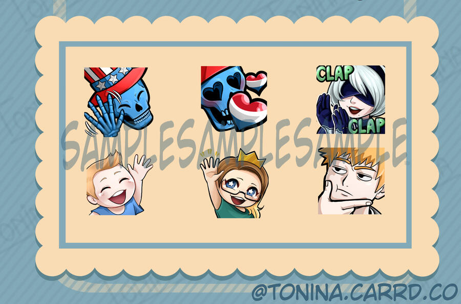 Emote samples 1